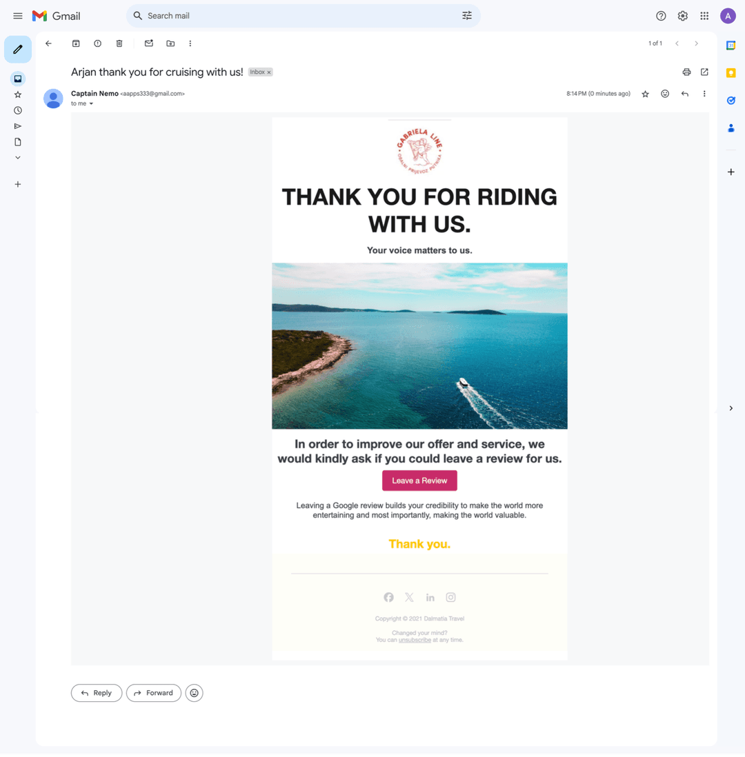 Email In Inbox